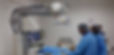 Equipe durante o procedimento com uso de Raio X